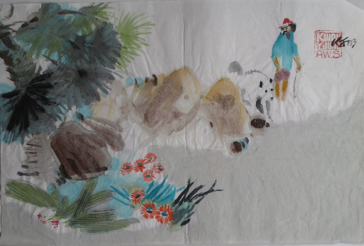 Hiking with a Friend by Kwan Y. Jung, Image 1.