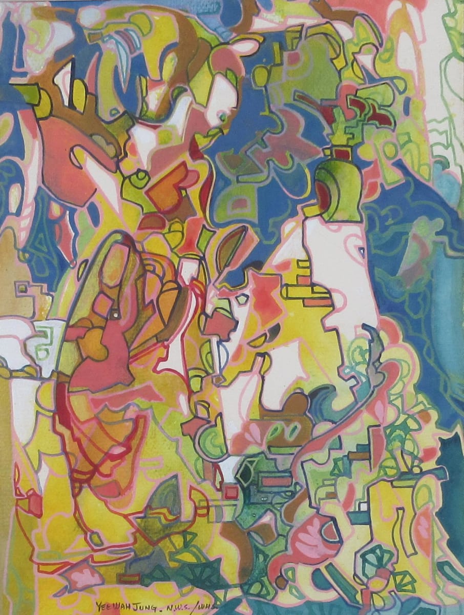 People in the Dining Room by Yee Wah Jung, Image 1.
