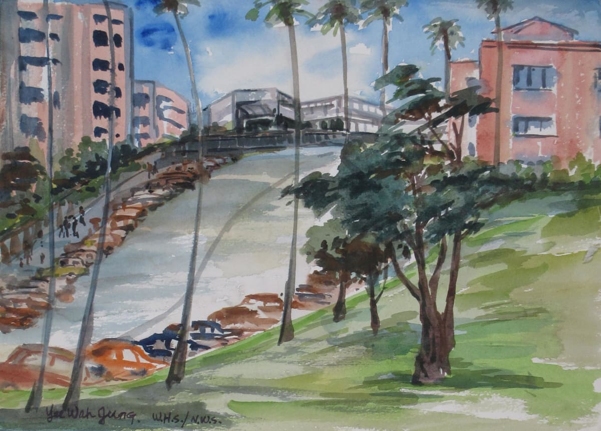 Girard Avenue toward Prospect Street, La Jolla by Yee Wah Jung 