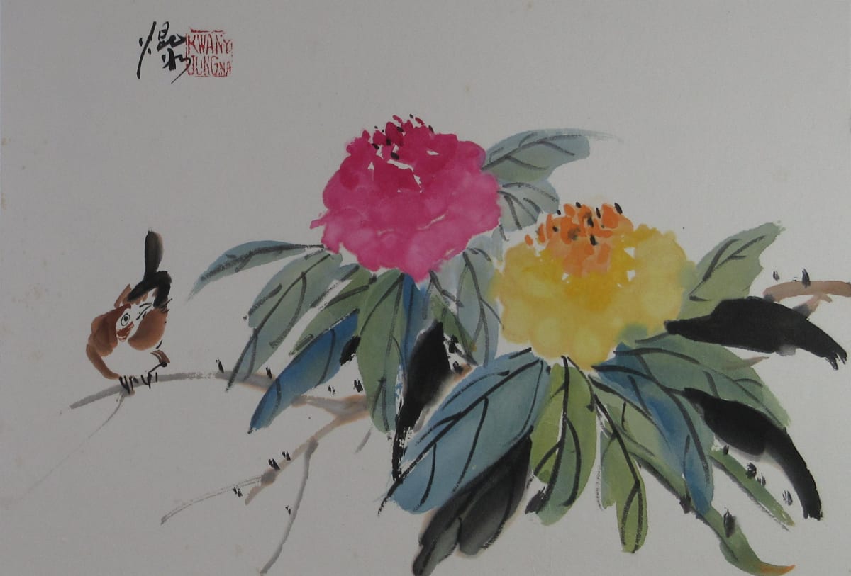 Birds and Flowers by Kwan Y. Jung 