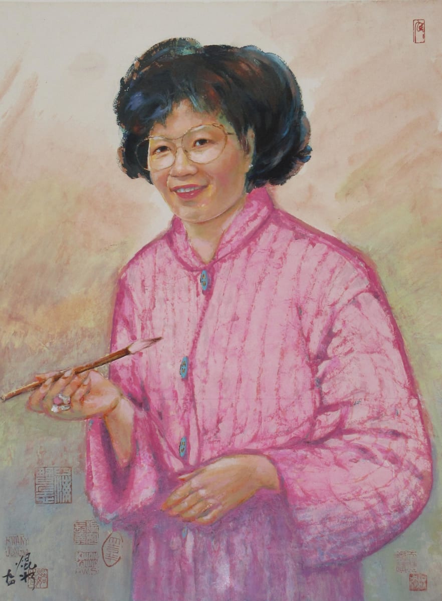 Yee Wah Jung in Robe by Kwan Y. Jung 