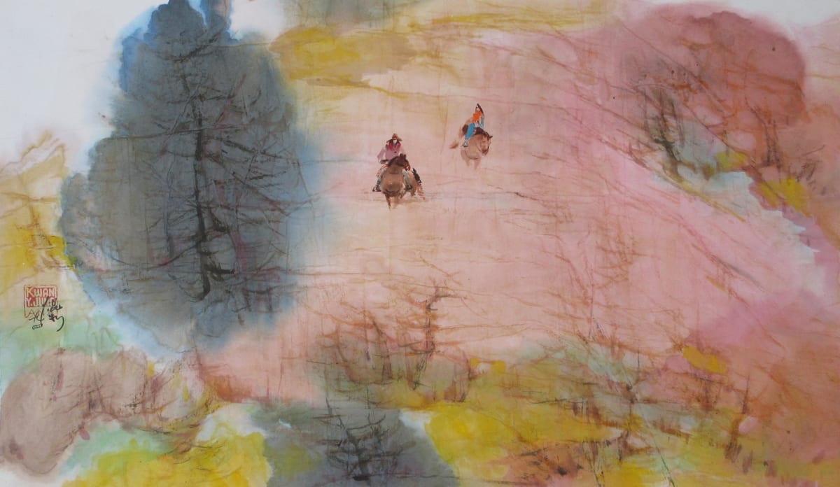 Horse Back Riding by Kwan Y. Jung, Image 1.