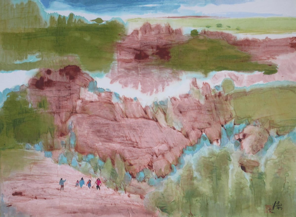 Overlooking or Reflection by Kwan Y. Jung, Image 1.