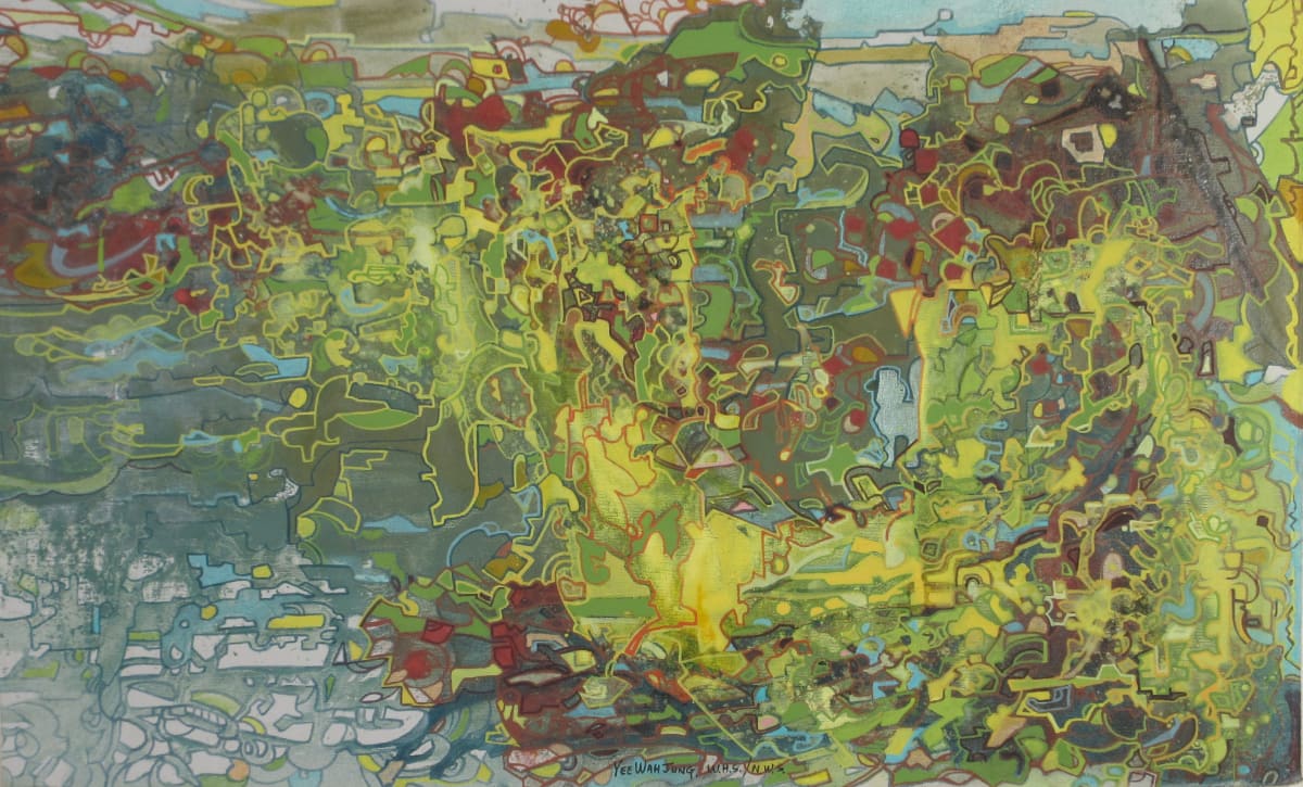 Cloth Curtain by Yee Wah Jung, Image 1.