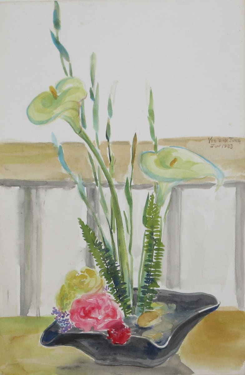Still Life - Calla Lilies by Yee Wah Jung, Image 1.