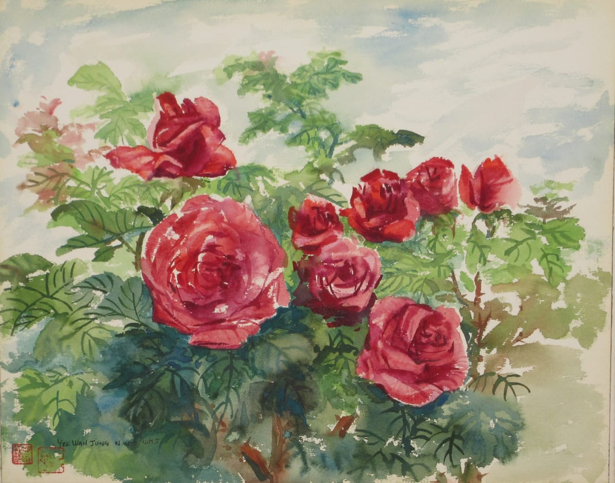 Red Roses by Yee Wah Jung 