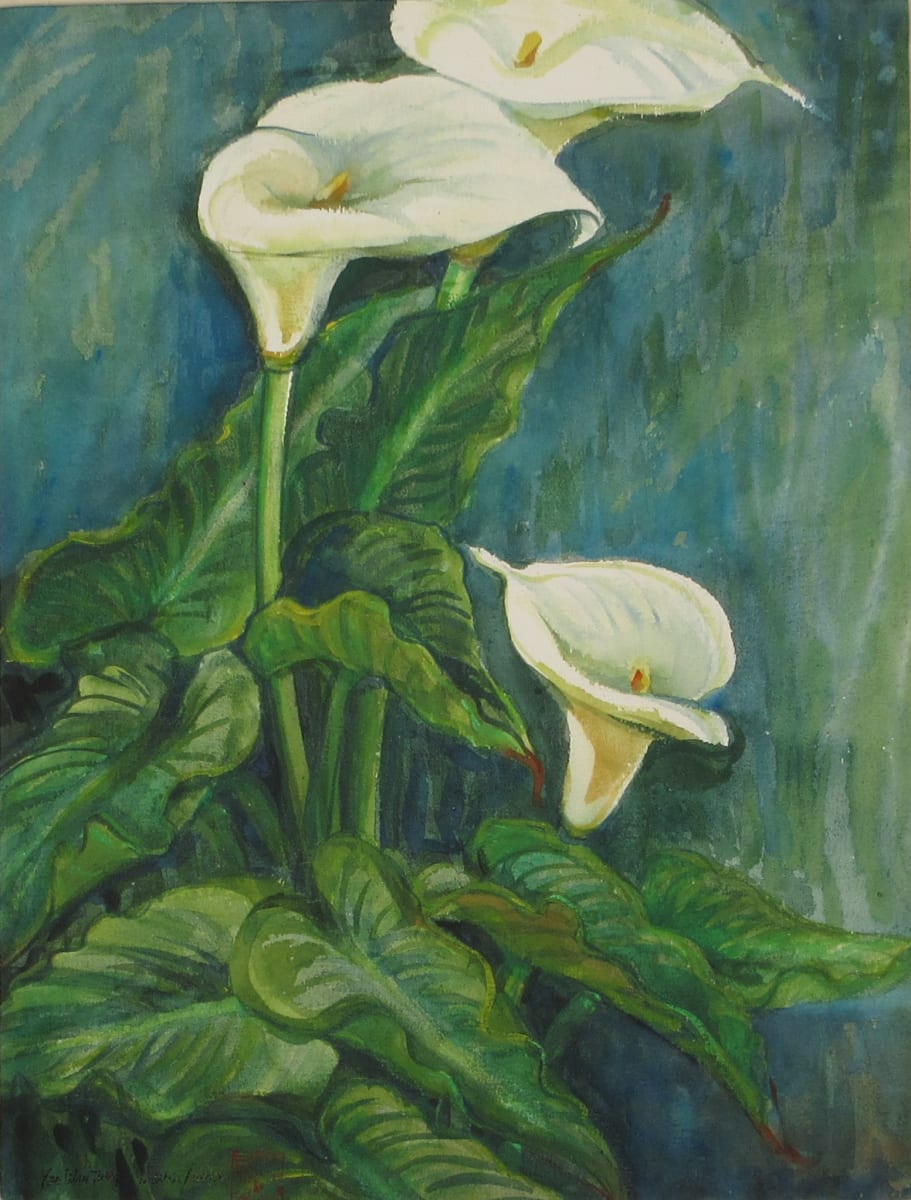 Still Life Study - Calla Lilies by Yee Wah Jung, Image 1.