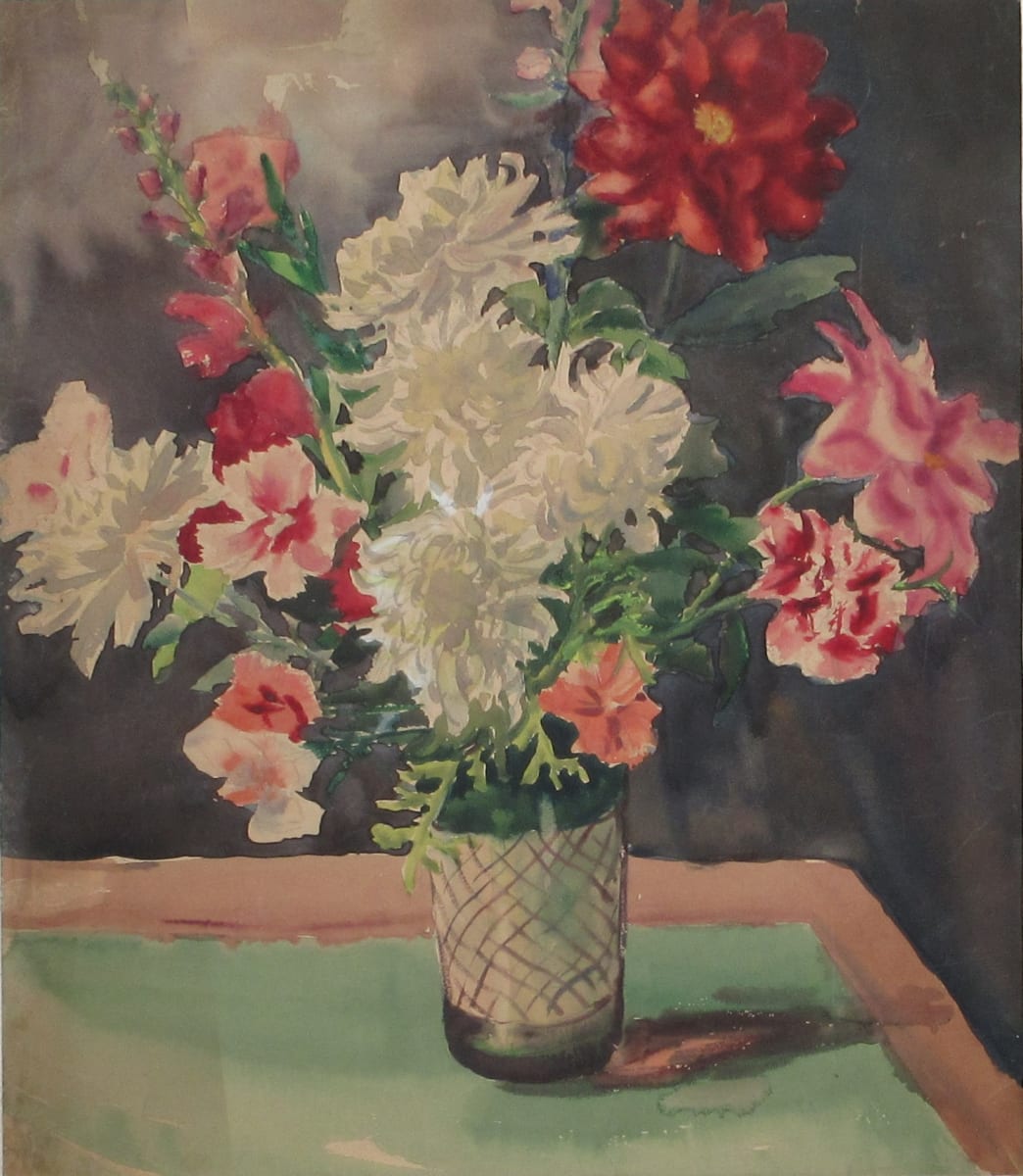 Still Life Study - Flowers in Vase 3 by Kwan Y. Jung 