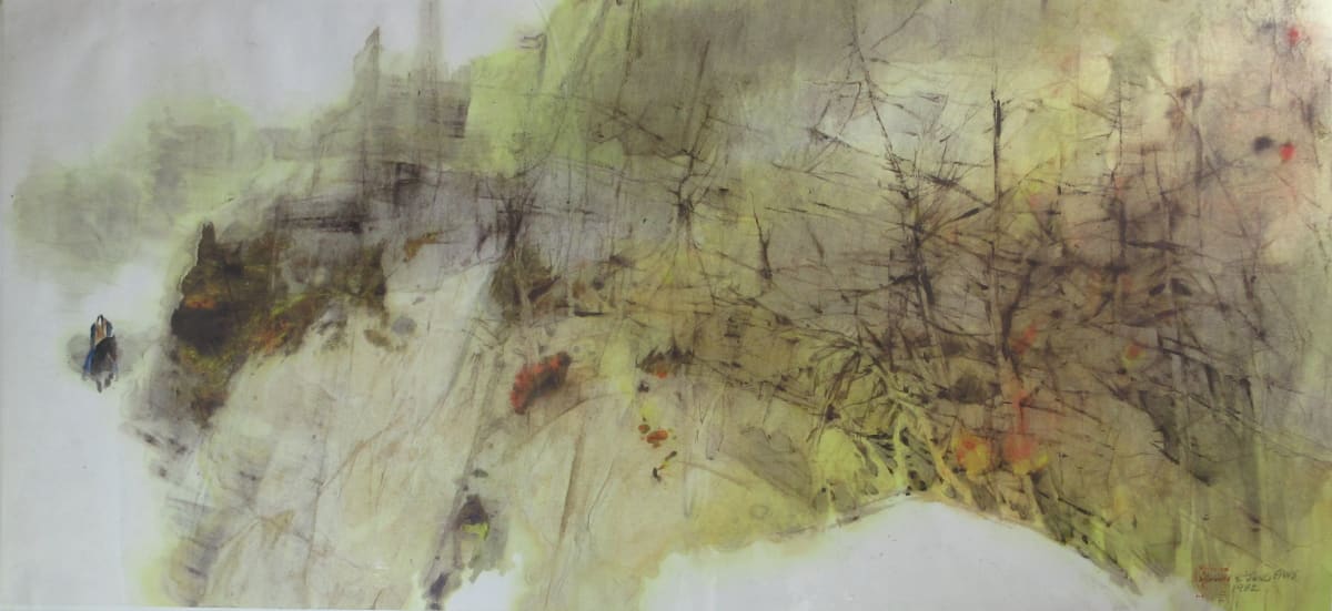Horizontal Landscape - Golden Tone by Kwan Y. Jung 