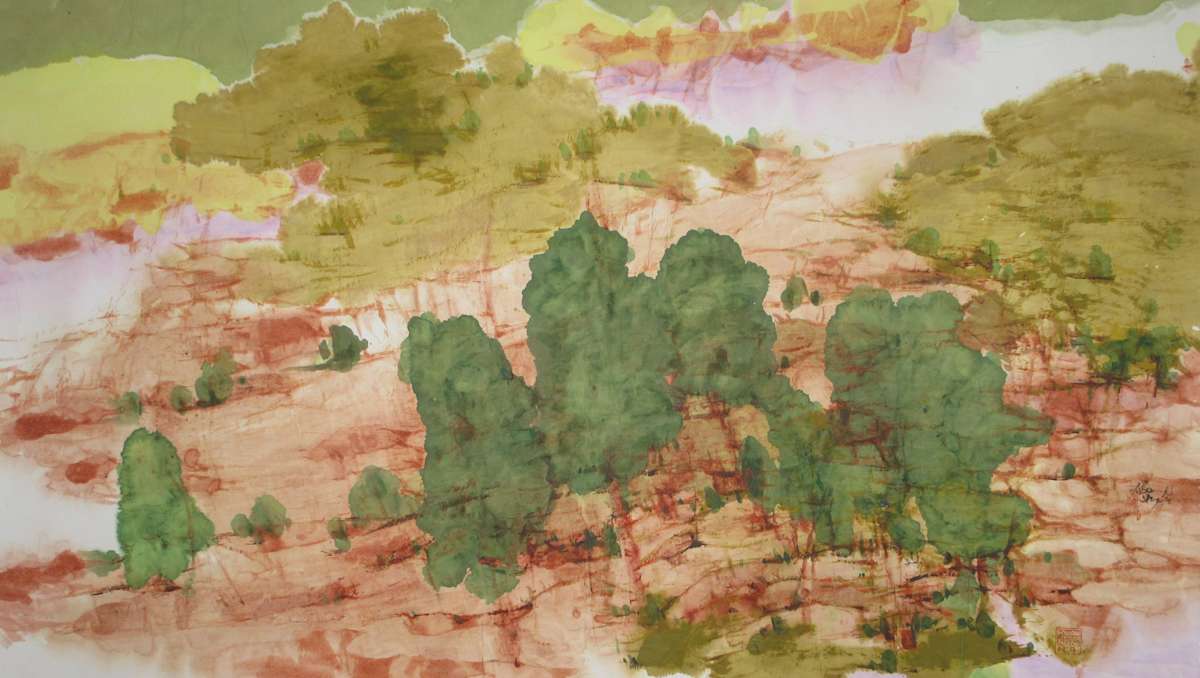 Golden and Green by Kwan Y. Jung, Image 1.