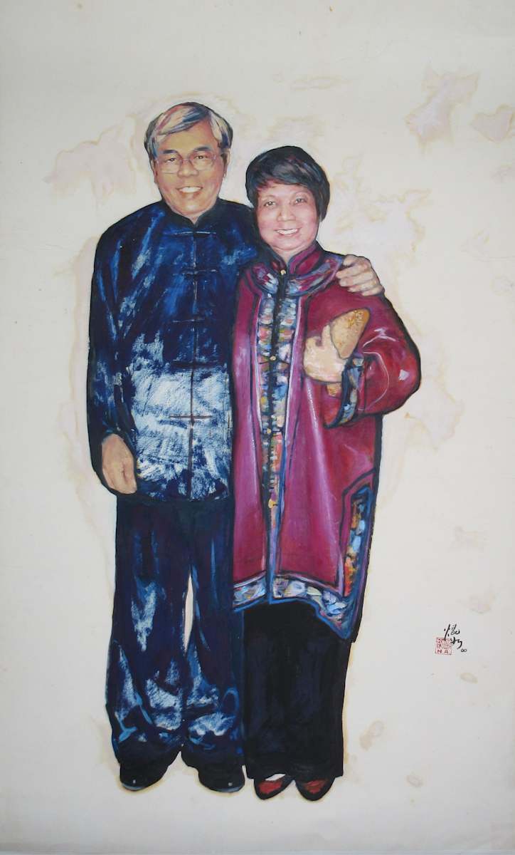 Portrait of Couple by Kwan Y. Jung 