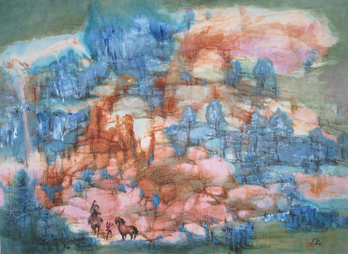 Riders at Boulder Pass by Kwan Y. Jung, Image 1.