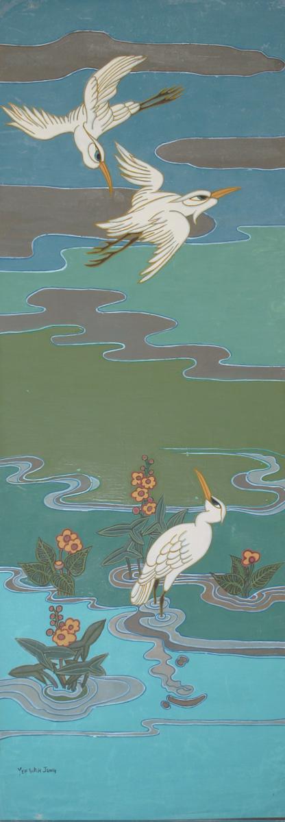 Cranes by Yee Wah Jung, Image 1.