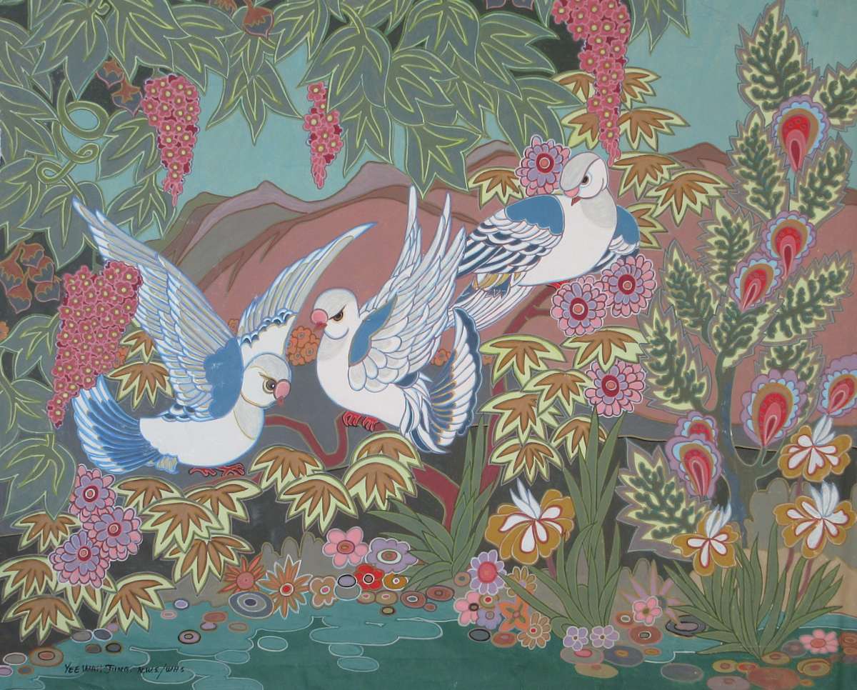 Doves by Yee Wah Jung, Image 1.