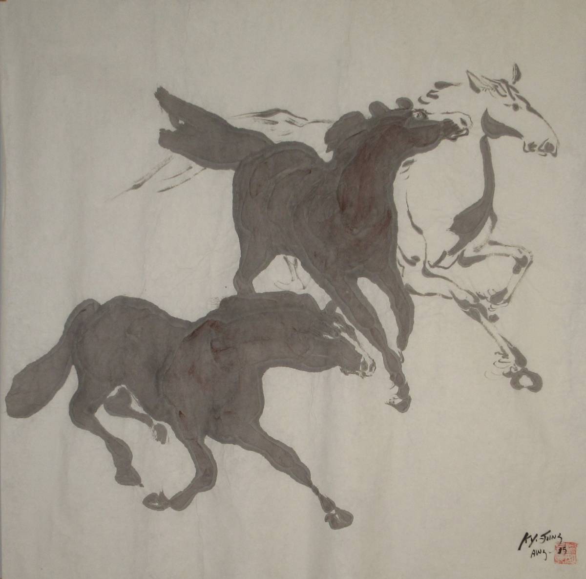 Horses Galloping by Kwan Y. Jung 