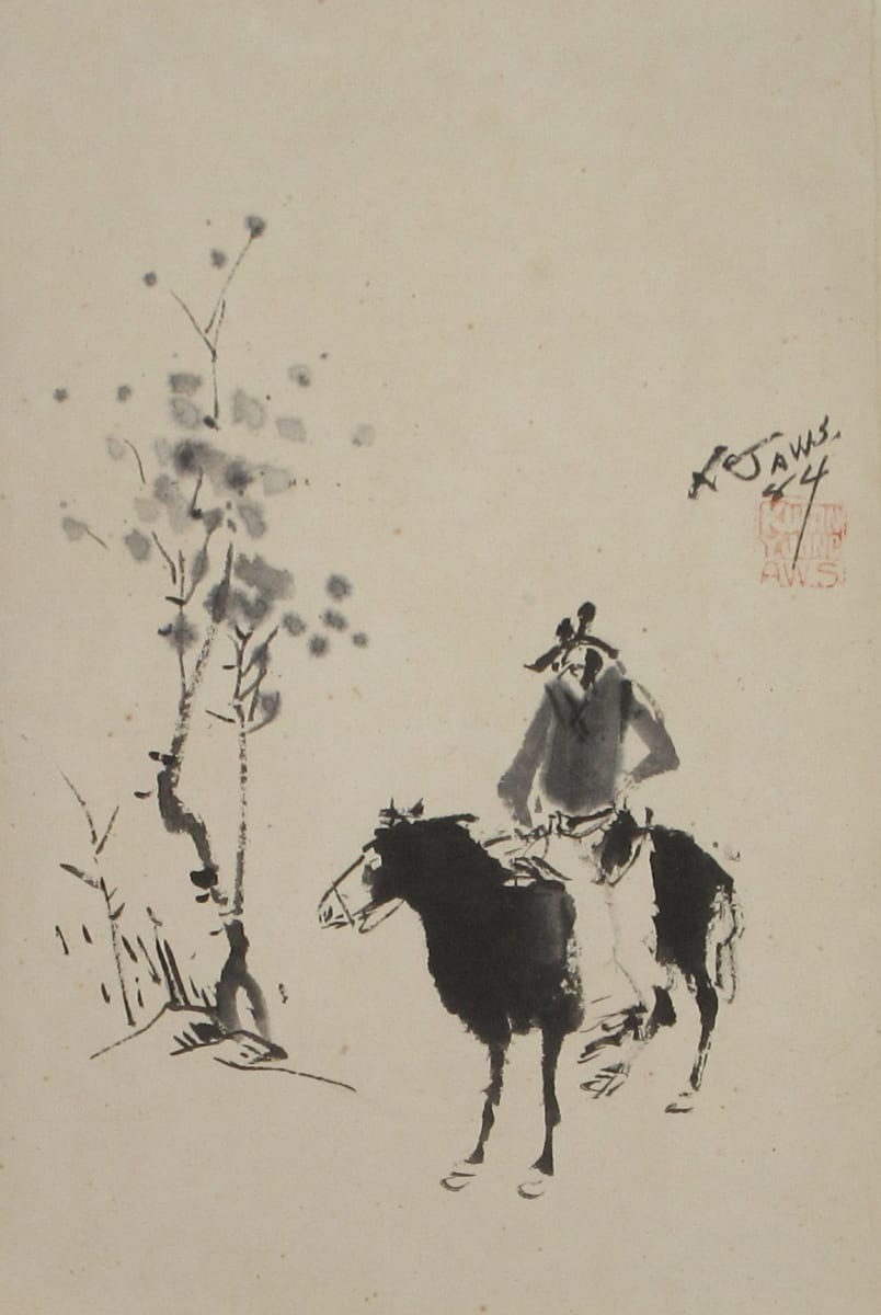 On Horseback by Kwan Y. Jung 