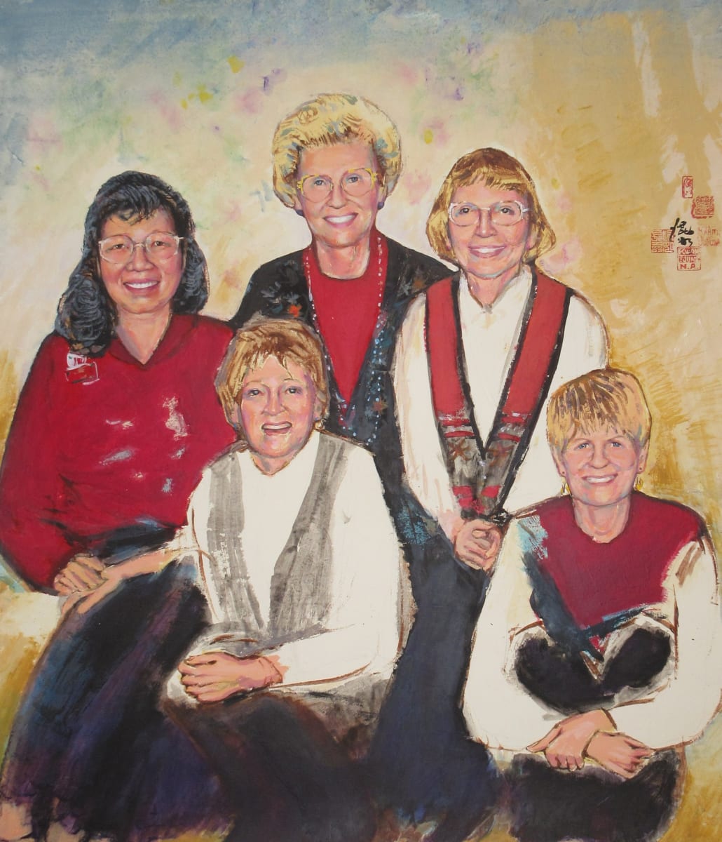 Portrait of Circle Ten Ladies by Kwan Y. Jung 