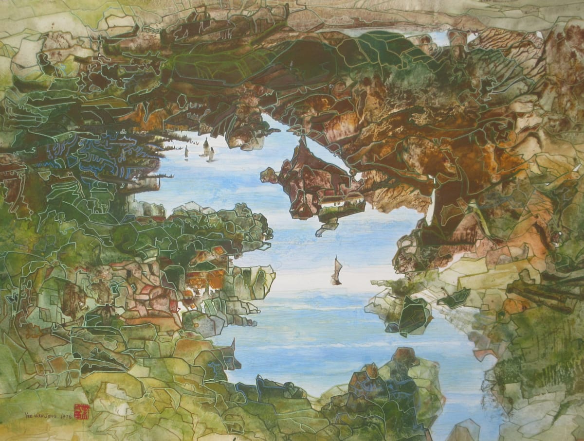 Harbor in a Fall Land by Yee Wah Jung, Image 1.