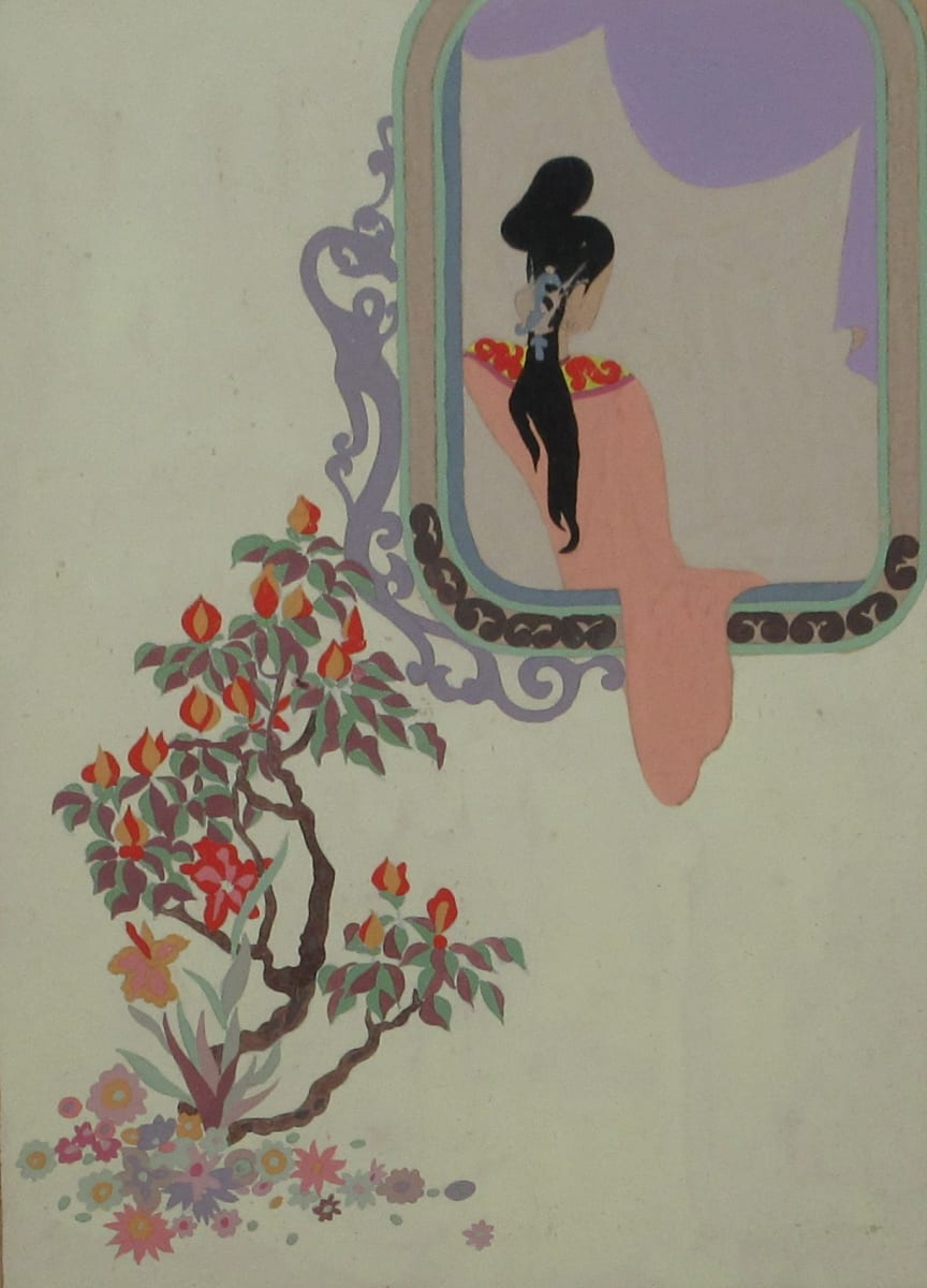 Draft Painting by Chiu Fung Poon Attributed 