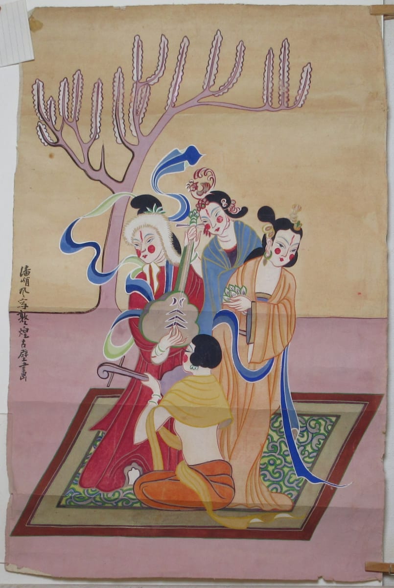 Cave Painting of Dunhuang by Chiu Fung Poon 