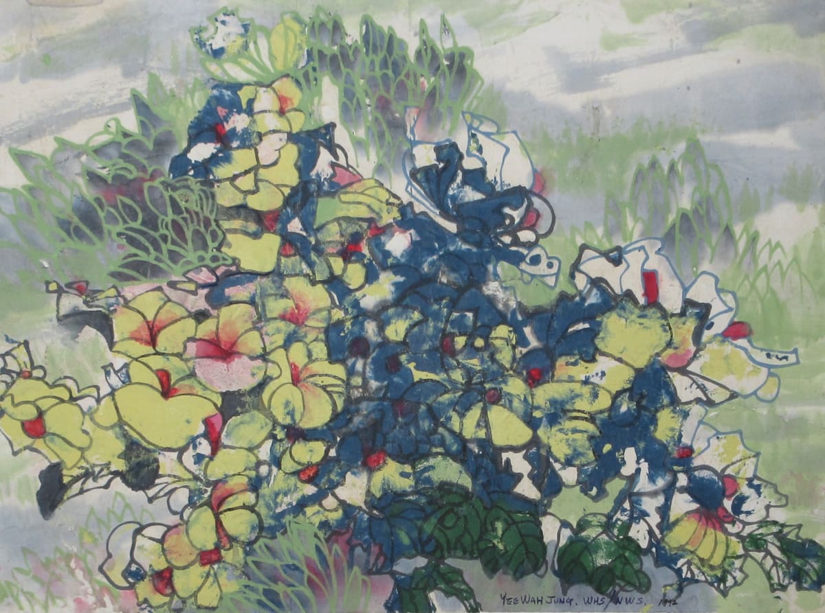 Defiant Yellow Blooms by Yee Wah Jung, Image 1.