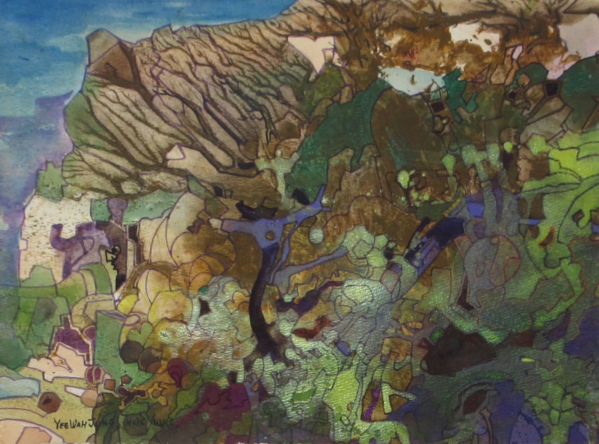 Trees on a Mountain by Yee Wah Jung, Image 1.