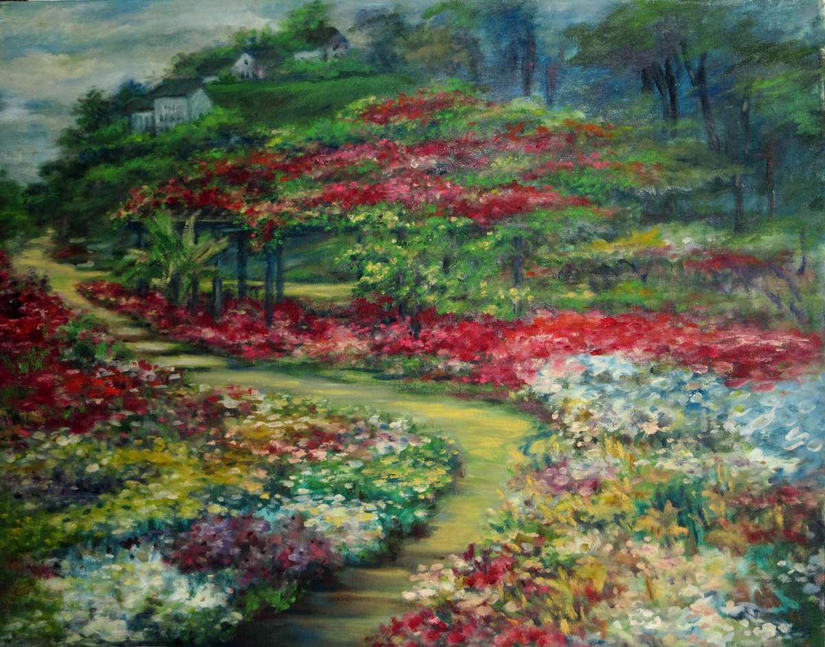 Garden Path by Yee Wah Jung Attributed, Image 1.
