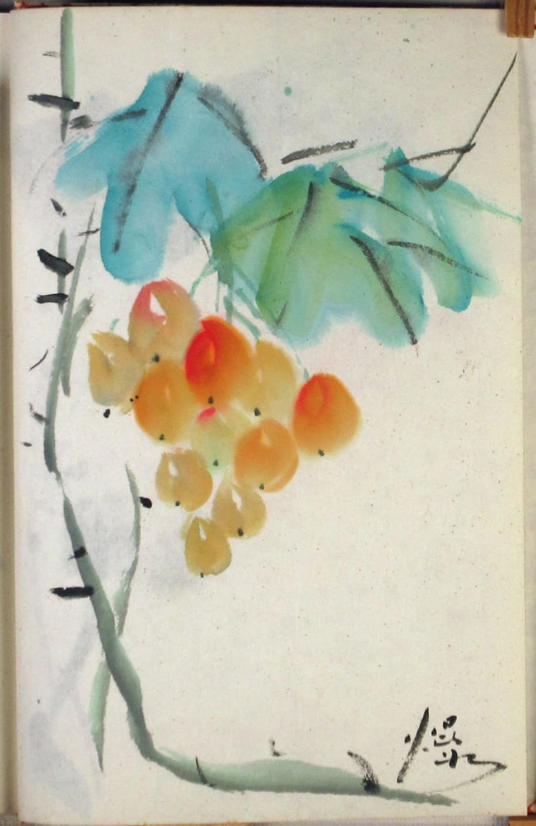 Small Rice Paper Book Page 2 by Kwan Y. Jung, Image 1.