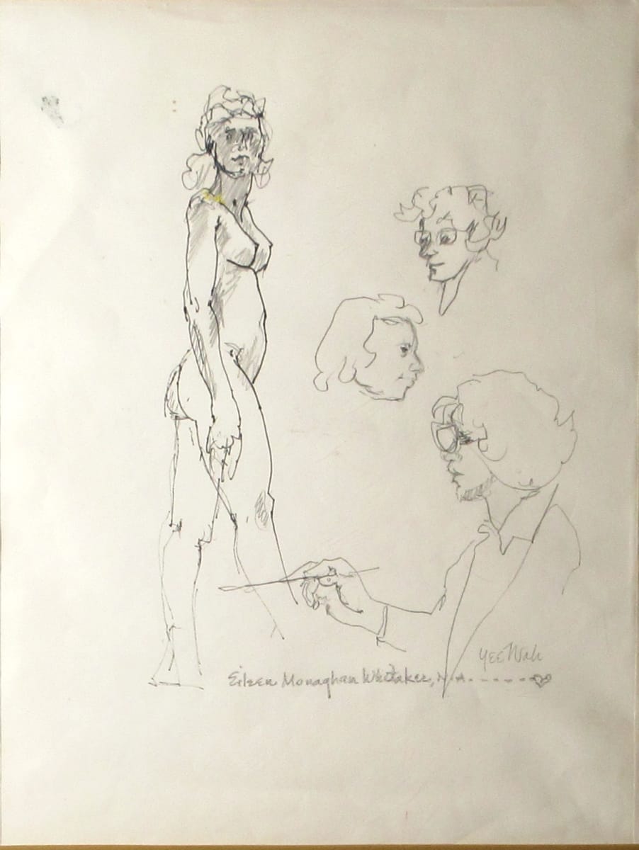 Figure Sketch by Eileen Monaghan Whitaker, Image 1.