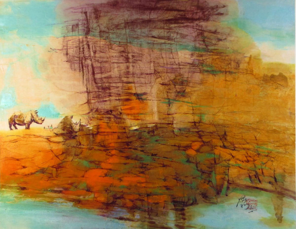 The Golden Rhino by Kwan Y. Jung, Image 1.