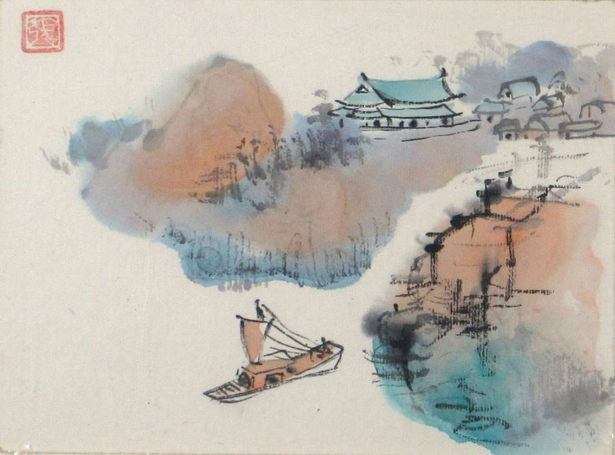 Small Brushwork Series 4/5 by Kwan Y. Jung, Image 2.