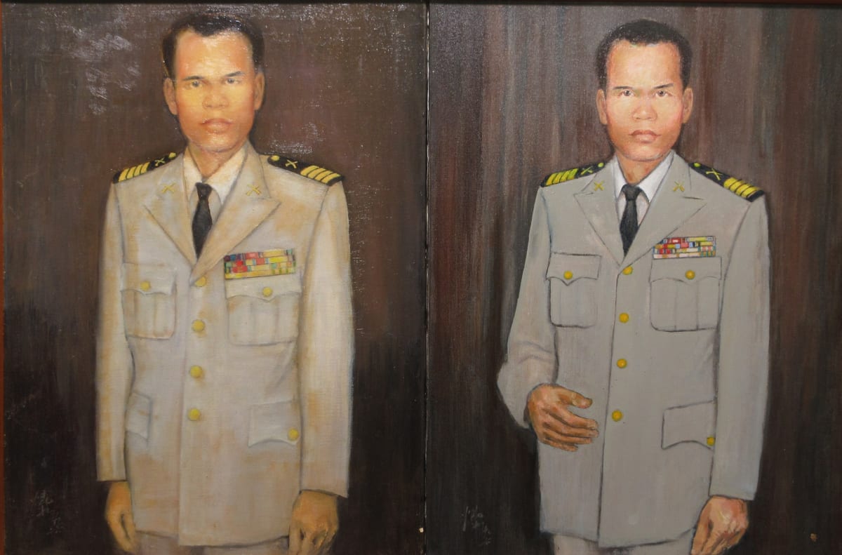 Portrait - Man in Military Uniform by Kwan Y. Jung 