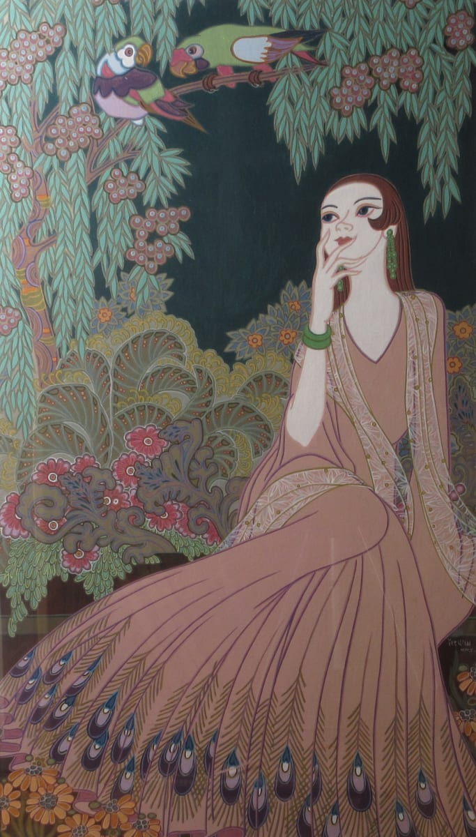 Parrots and Girl by Yee Wah Jung, Image 1.