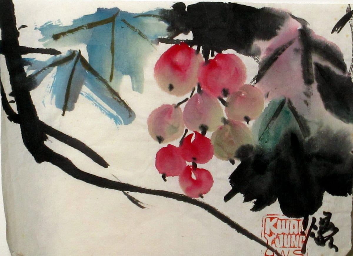 Red Grapes by Kwan Y. Jung 