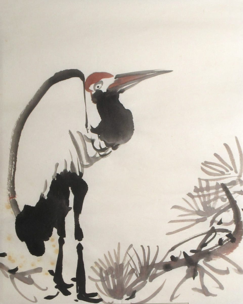 Crane by Kwan Y. Jung Attributed 