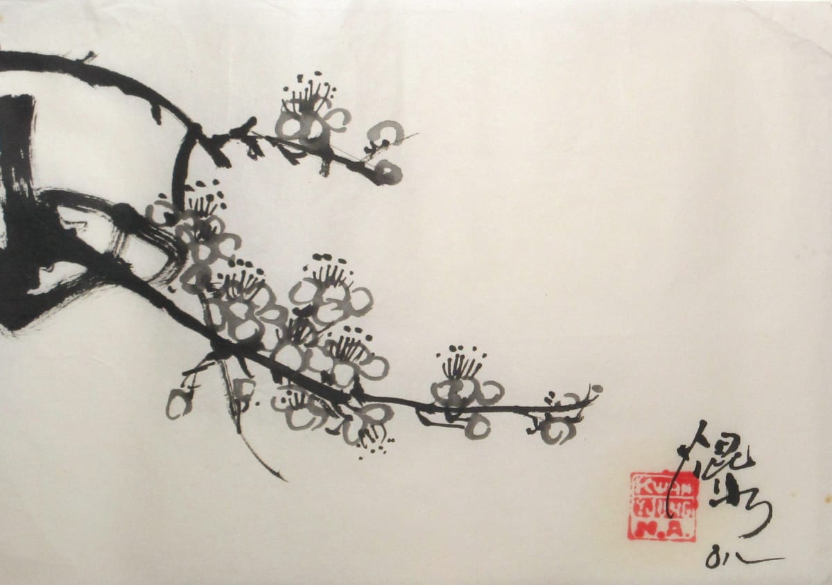 Plum Tree Blossoms by Kwan Y. Jung 