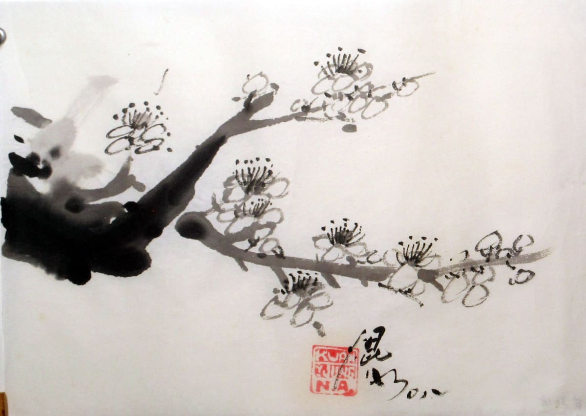 Plum Tree Blossoms by Kwan Y. Jung 