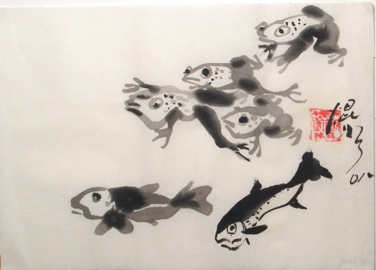 Fish and Frogs by Kwan Y. Jung 