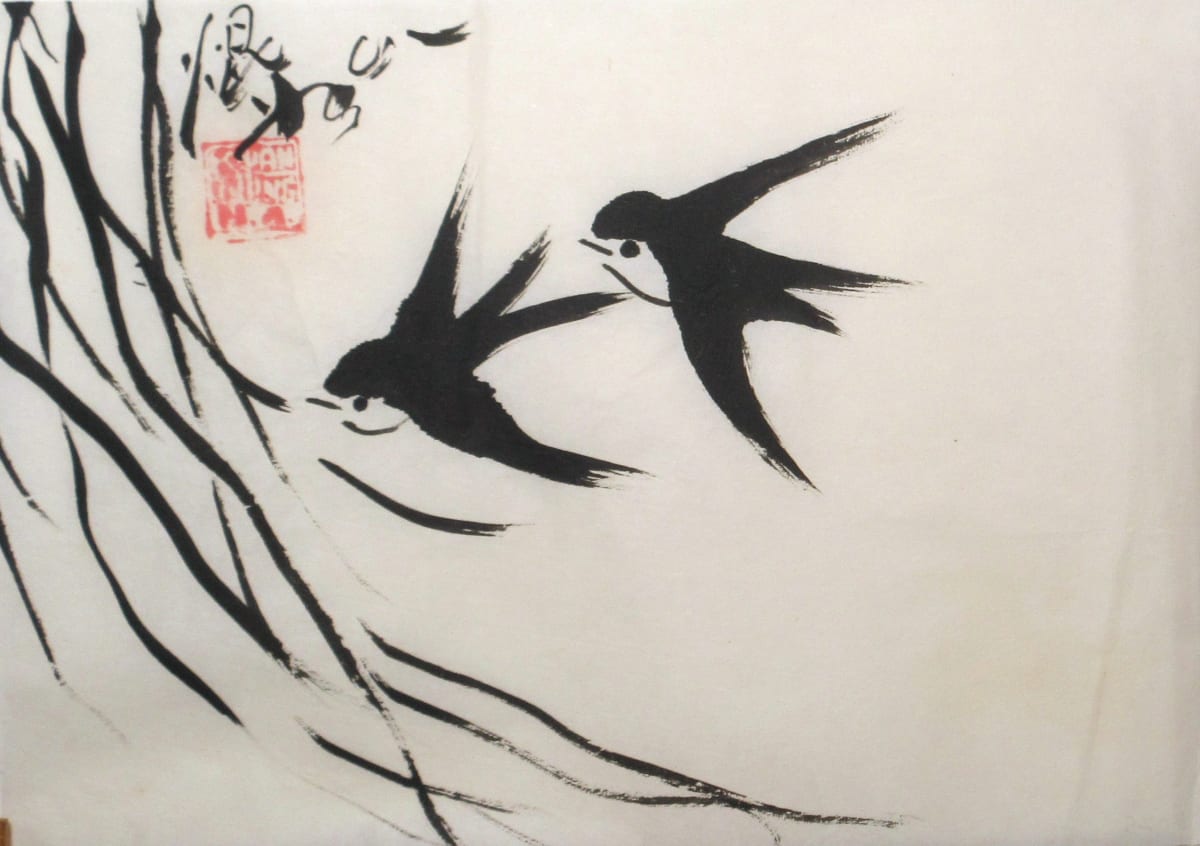 Swallows by Kwan Y. Jung 