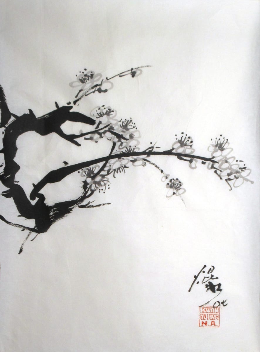 Plum Tree Blossoms by Kwan Y. Jung 