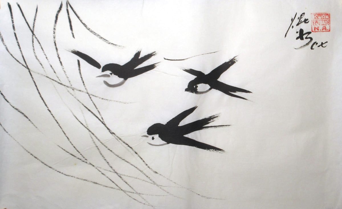 Swallows by Kwan Y. Jung 