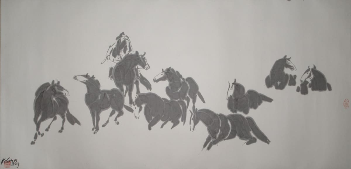 Horses by Kwan Y. Jung 