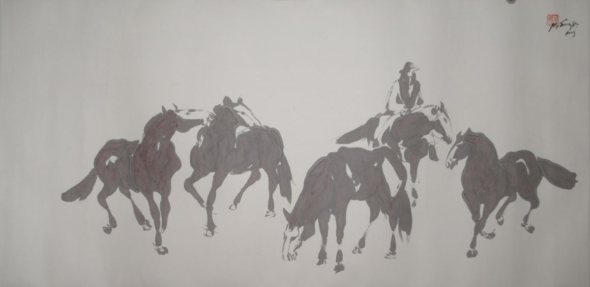 Horses by Kwan Y. Jung 