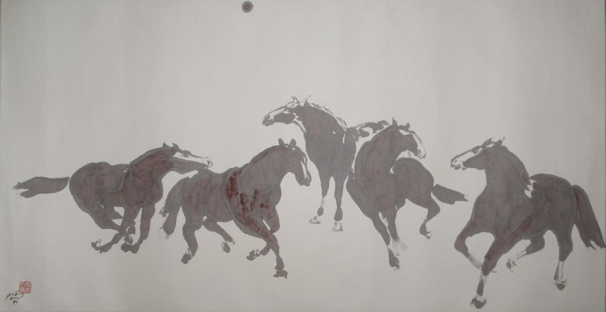 Horses by Kwan Y. Jung 