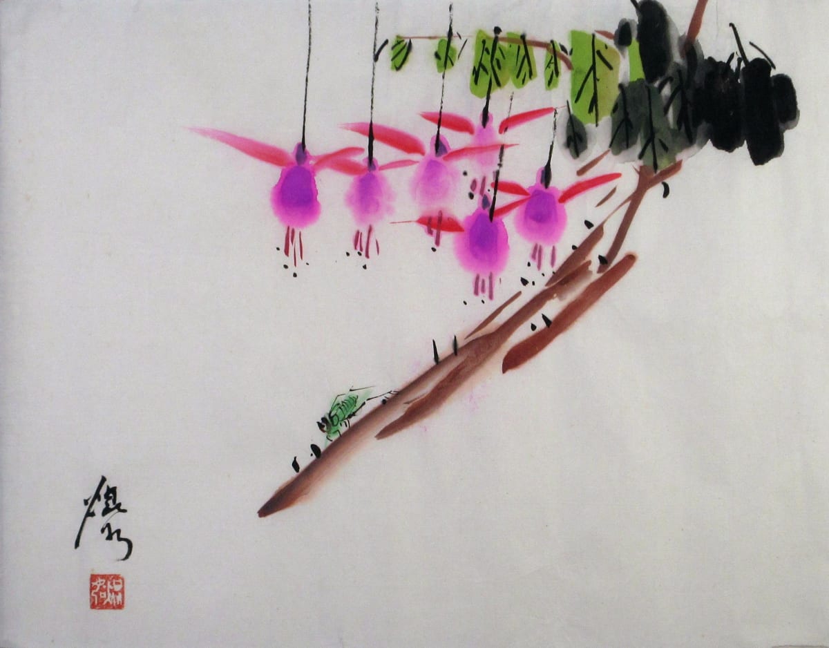 Fuchsia Blooms by Kwan Y. Jung, Image 1.