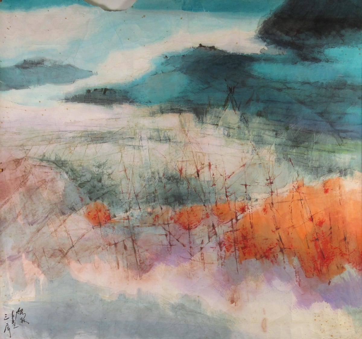 Mountain River Series 2/3 by Kwan Y. Jung, Image 1.
