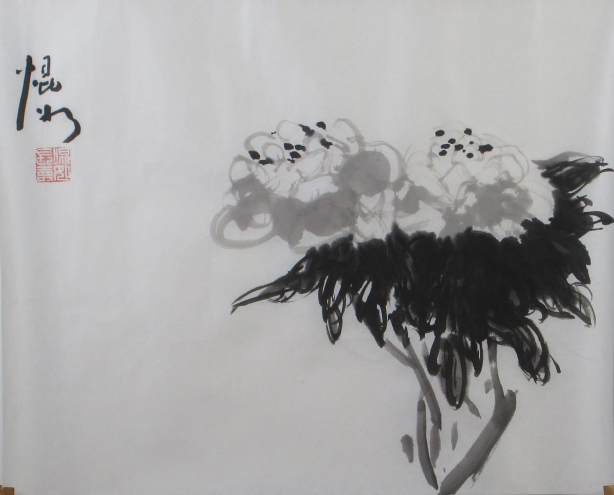 Two Peonies by Kwan Y. Jung 