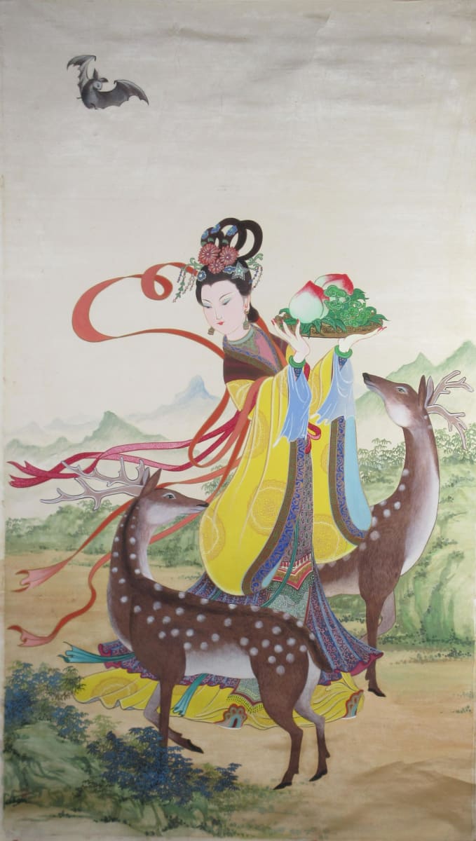 Woman of Good Fortune and Longevity by Yee Wah Jung 