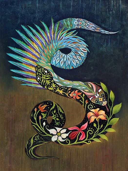 Cosmic Serpents by Sarah Stone  Image: Cosmic Serpents