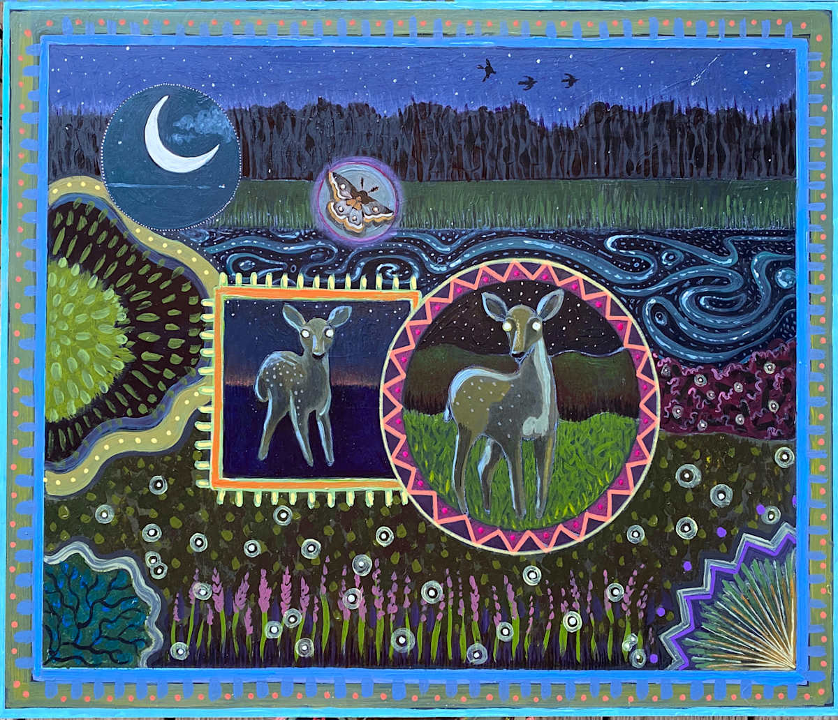 Night River by Sarah Stone  Image: Night River